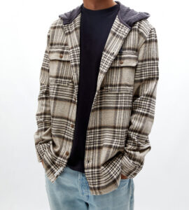 Boys Hooded Flannel