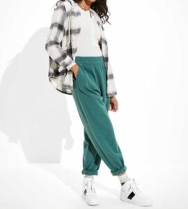 AE Flannel Joggers