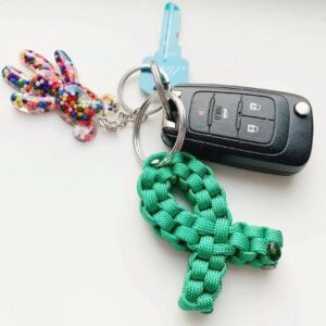 Scoliosis Awareness Key Chain