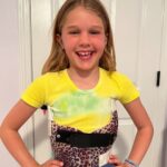 Ava in her Tie-dyed NSC T-Shirt