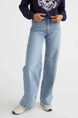 WIDE HIGH JEANS from H&M